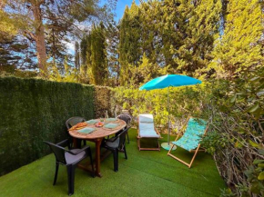 Rez-de-jardin dans une résidence avec piscine